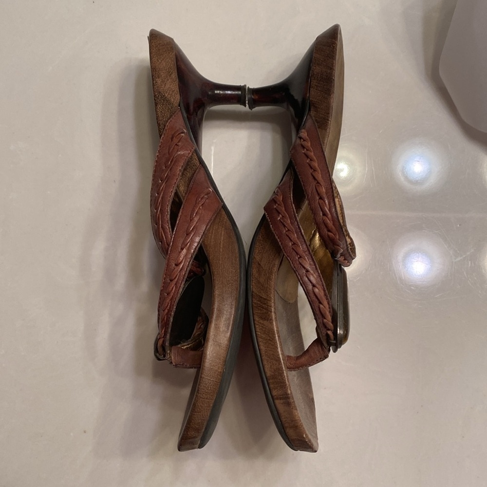 Nine West thong sandals size 7 1/2 - Picture 8 of 15